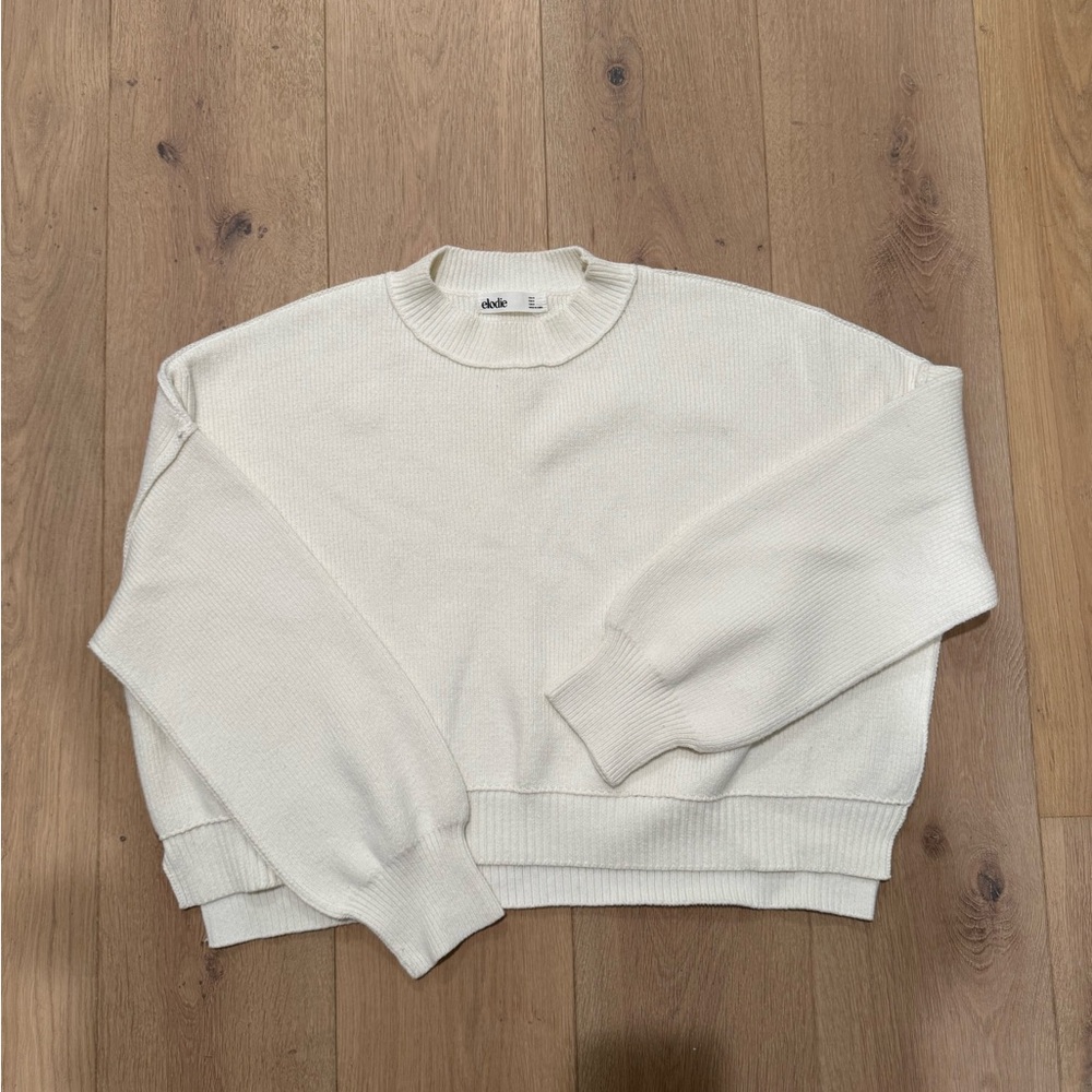 Cropped Knit Pullover